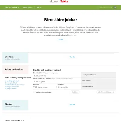 SHJ Ekonomifakta startsida 2017
