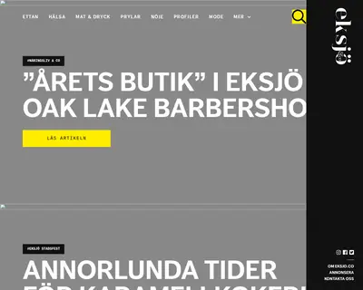 Eksjö & Co startsida 2021