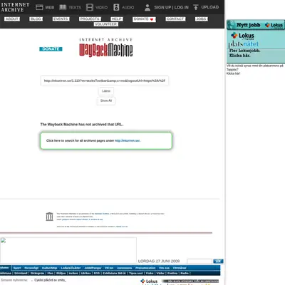 Eskilstuna-Kuriren med Strengnäs Tidning startsida 2009