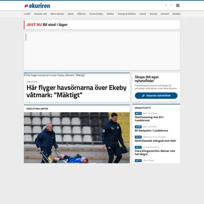 Eskilstuna-Kuriren med Strengnäs Tidning startsida 2021