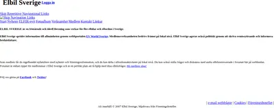 Elbilen i Sverige AB startsida 2010