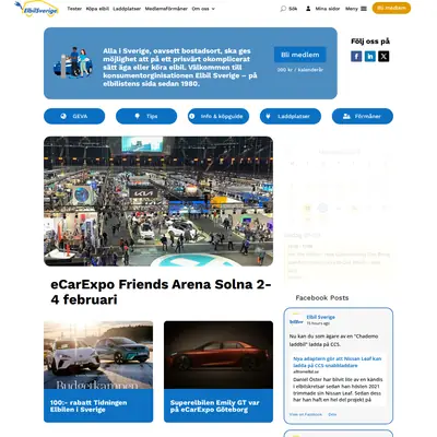 Elbilen i Sverige AB startsida 2024