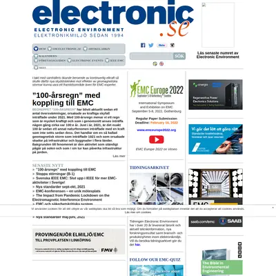 www.electronic.nu startsida 2022