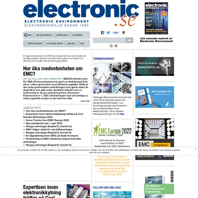 www.electronic.nu startsida 2024