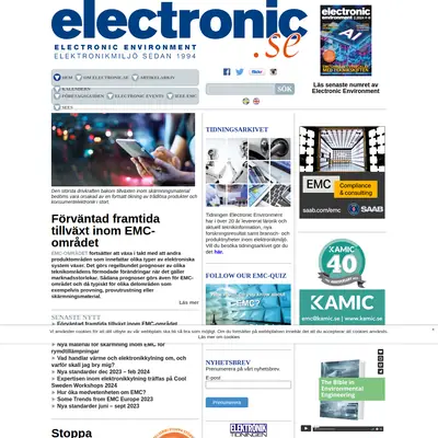 www.electronic.nu startsida 2025