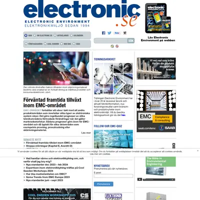 www.electronic.nu startsida 2026