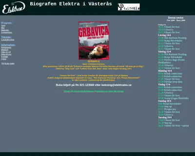 Elektra startsida 2006