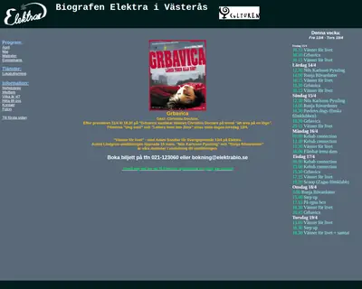 Elektra startsida 2007