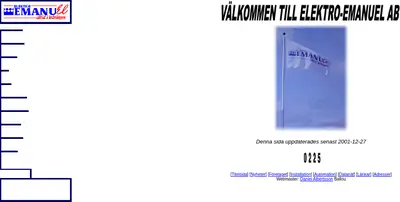 www.elektro-emanuel.se startsida 2002