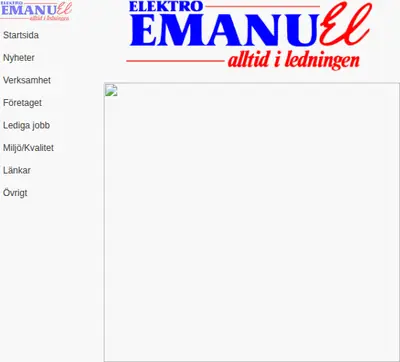 www.elektro-emanuel.se startsida 2003
