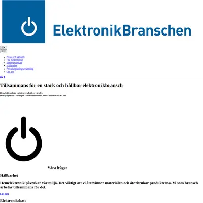 Rateko Tidning för ElektronikBranschen startsida 2023