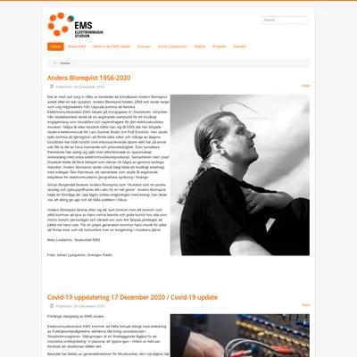 www.elektronmusikstudion.se startsida 2021