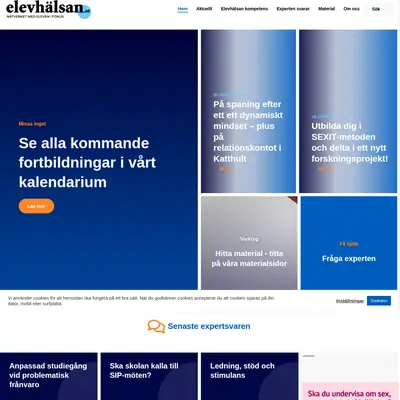 ELEVHÄLSA startsida 2022