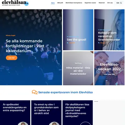 ELEVHÄLSA startsida 2023