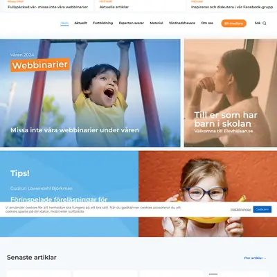 ELEVHÄLSA startsida 2024
