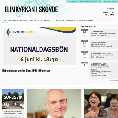 Elimkyrkan Skövde startsida 2013