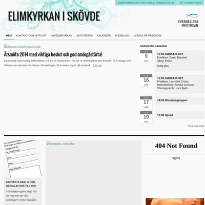 Elimkyrkan Skövde startsida 2014