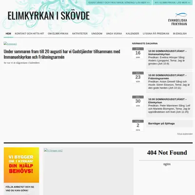 Elimkyrkan Skövde startsida 2017