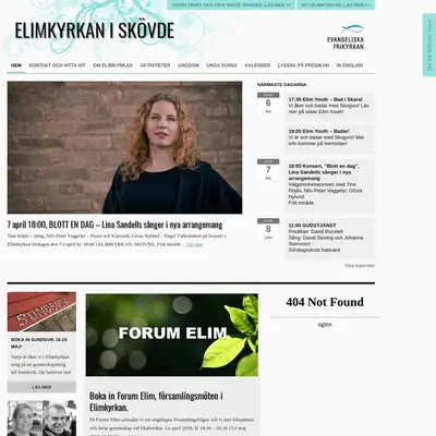 Elimkyrkan Skövde startsida 2018