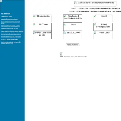 Elinstallatören startsida 2007