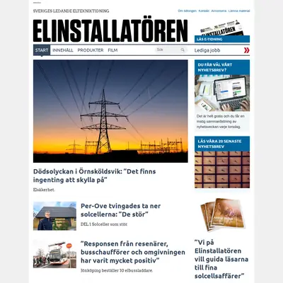 Elinstallatören startsida 2020