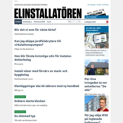 Elinstallatören startsida 2021