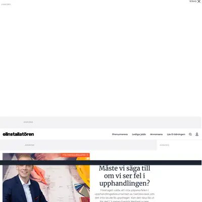 Elinstallatören startsida 2023