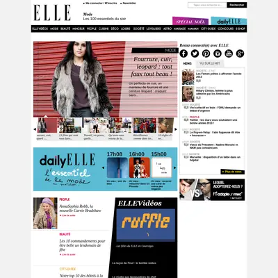 Elle startsida 2013