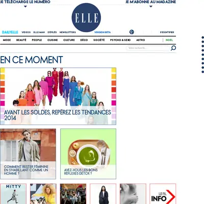 Elle startsida 2014