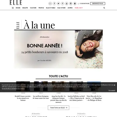 Elle startsida 2018