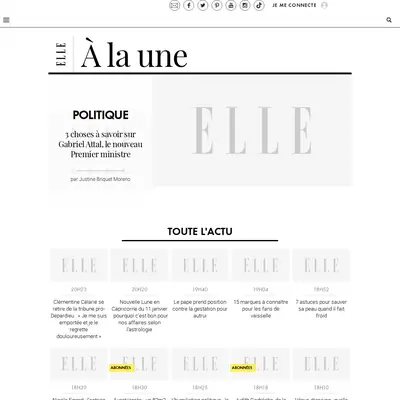 Elle startsida 2024