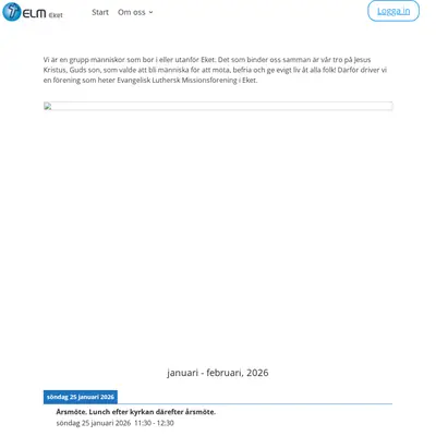 ELM- Eket startsida 2026