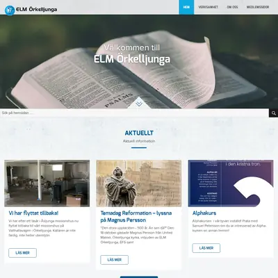ELM Örkelljunga startsida 2018