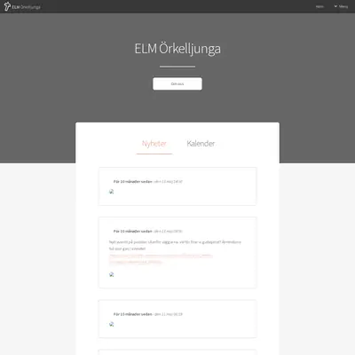 ELM Örkelljunga startsida 2025
