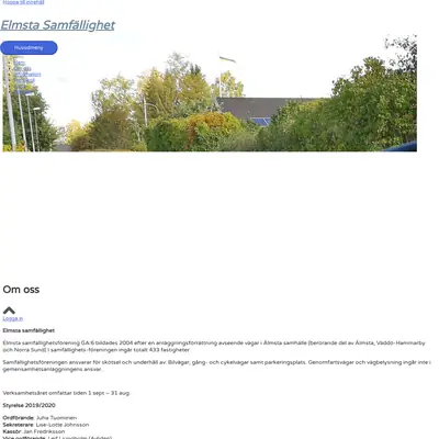 elmstavagar.se startsida 2020
