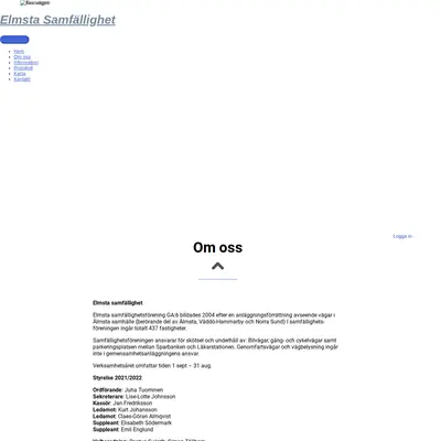 elmstavagar.se startsida 2022