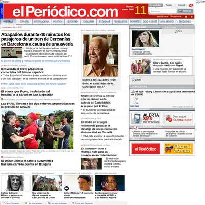 Periodico startsida 2008