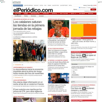 Periodico startsida 2011
