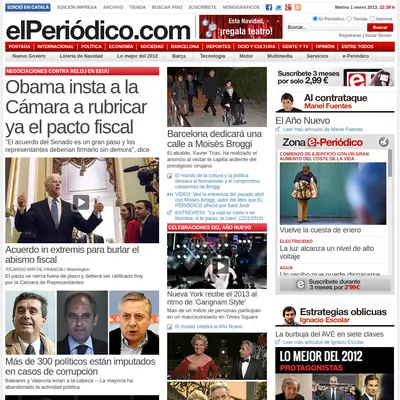 Periodico startsida 2013