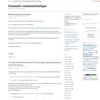 emanuelkarlsten.se startsida 2015