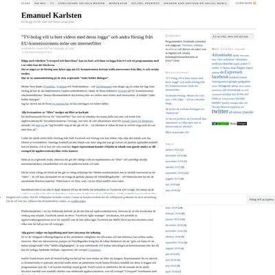emanuelkarlsten.se startsida 2020