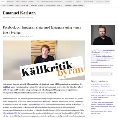 emanuelkarlsten.se startsida 2025
