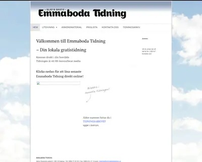 Emmaboda Tidning startsida 2017