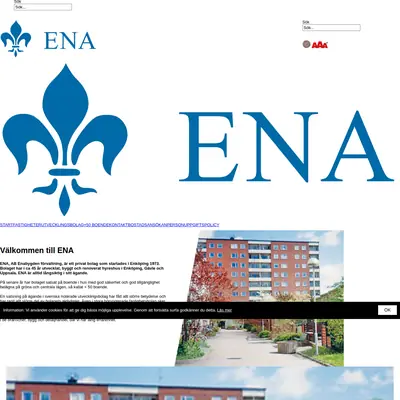Enabygden startsida 2020
