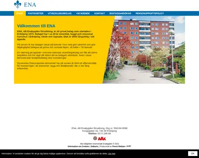 Enabygden startsida 2021