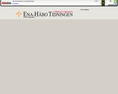 Ena-Håbo Tidningen startsida 2011