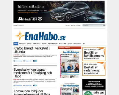Ena-Håbo Tidningen startsida 2015