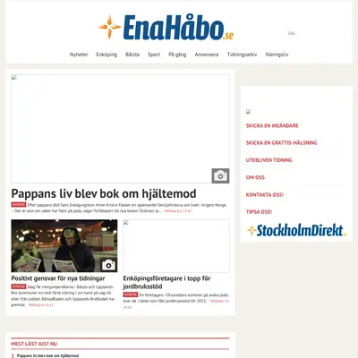 Ena-Håbo Tidningen startsida 2016