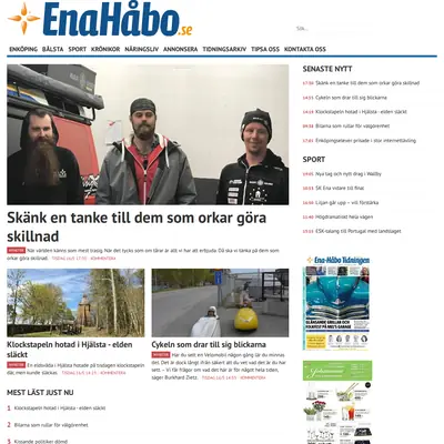 Ena-Håbo Tidningen startsida 2017