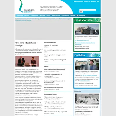 Energigas startsida 2014